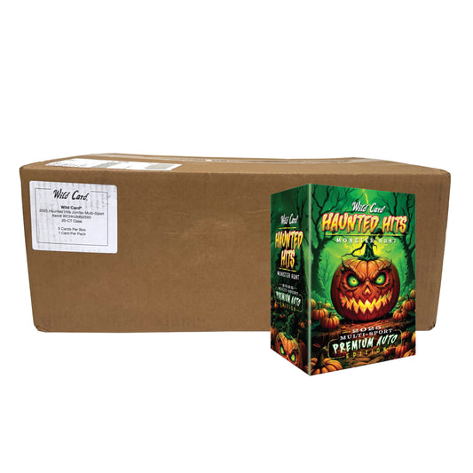 2025 Wild Card Haunted Hits Multi-Sport Premium Auto Edition Jumbo 20 Box Case