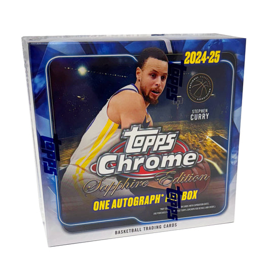 2024-25 Topps Chrome Basketball Sapphire Edition Box