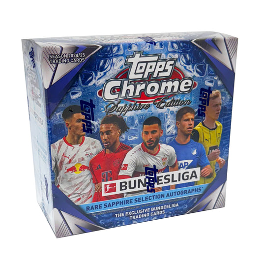 2024-25 Topps Chrome Bundesliga Soccer Sapphire Edition Box