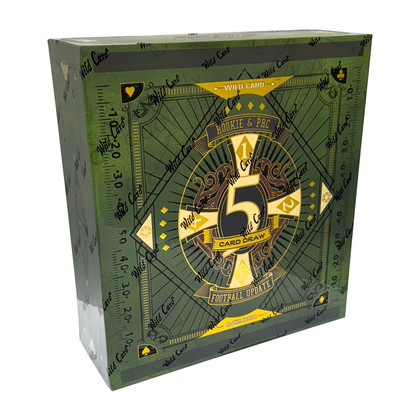 2024 Wild Card Five Card Draw Football Hobby Factory Sealed 12 Box Case
