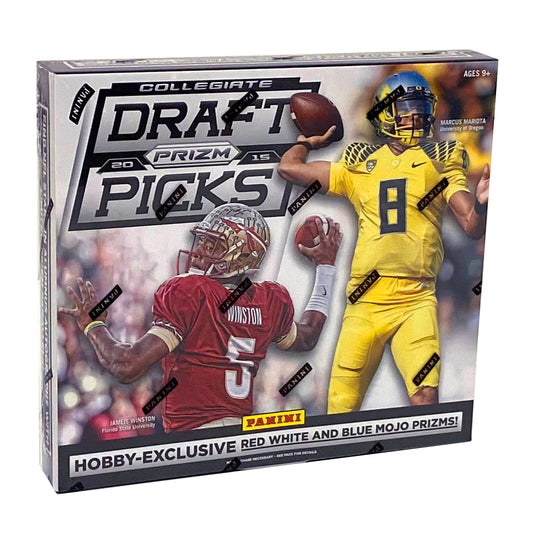 2015 Panini Prizm Collegiate Draft Picks Football Factory Sealed Hobby Box