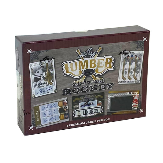 2021-22 Leaf Lumber Hockey Factory Sealed Hobby Box