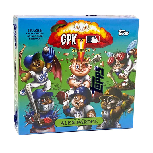 2022 Topps Garbage Pail Kids x MLB Series 2 GPK 8 Pack Box