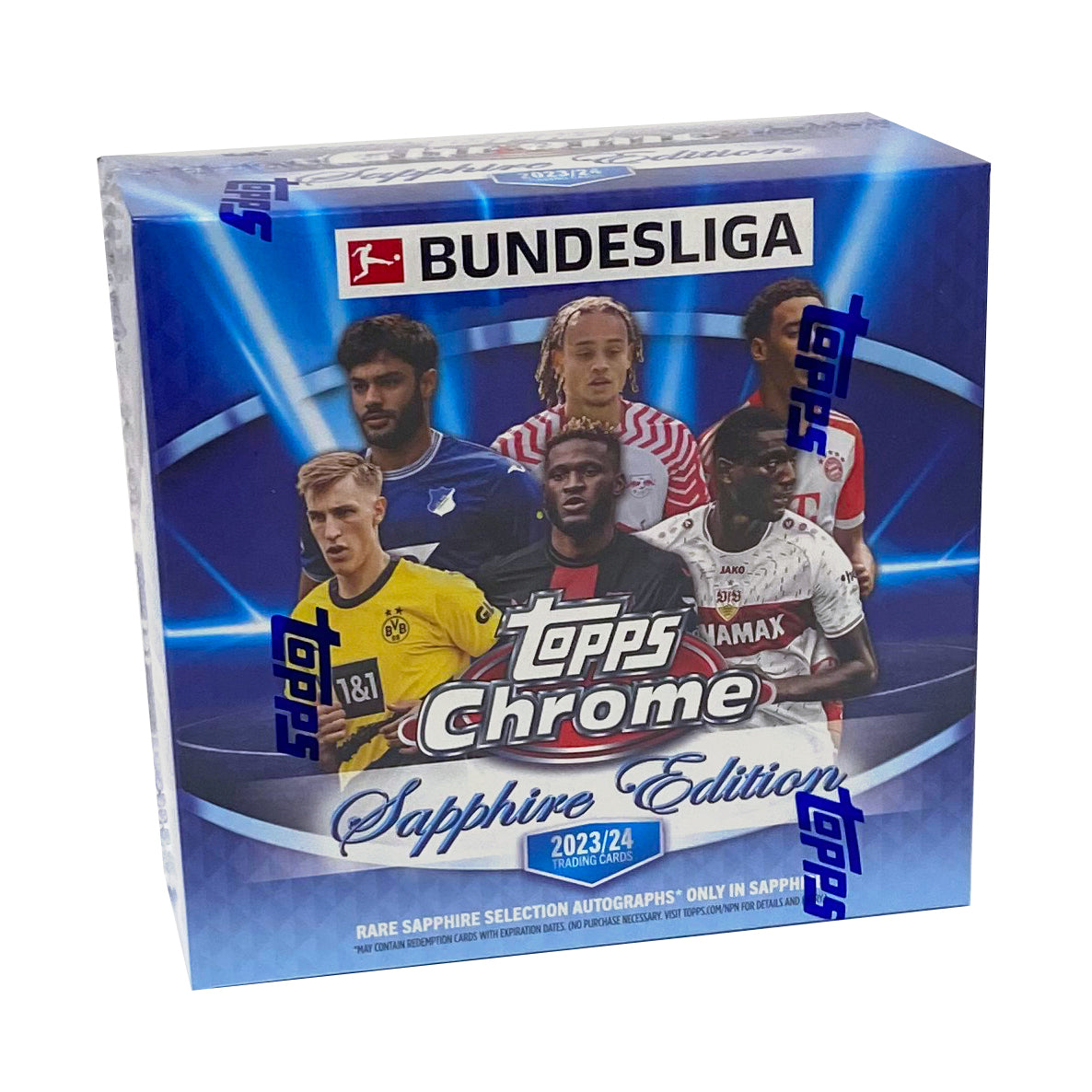 2023-24 Topps Bundesliga Chrome Sapphire Edition Factory Sealed Box