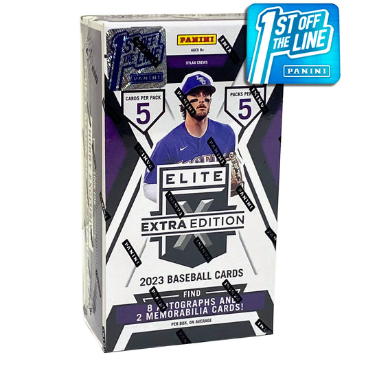 2023 Panini Elite Extra Edition Baseball 1st Off The Line (FOTL) Factory Sealed Hobby Box