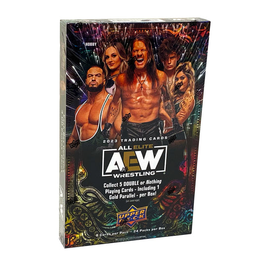 2023 Upper Deck AEW All Elite Wrestling Factory Sealed Hobby Box