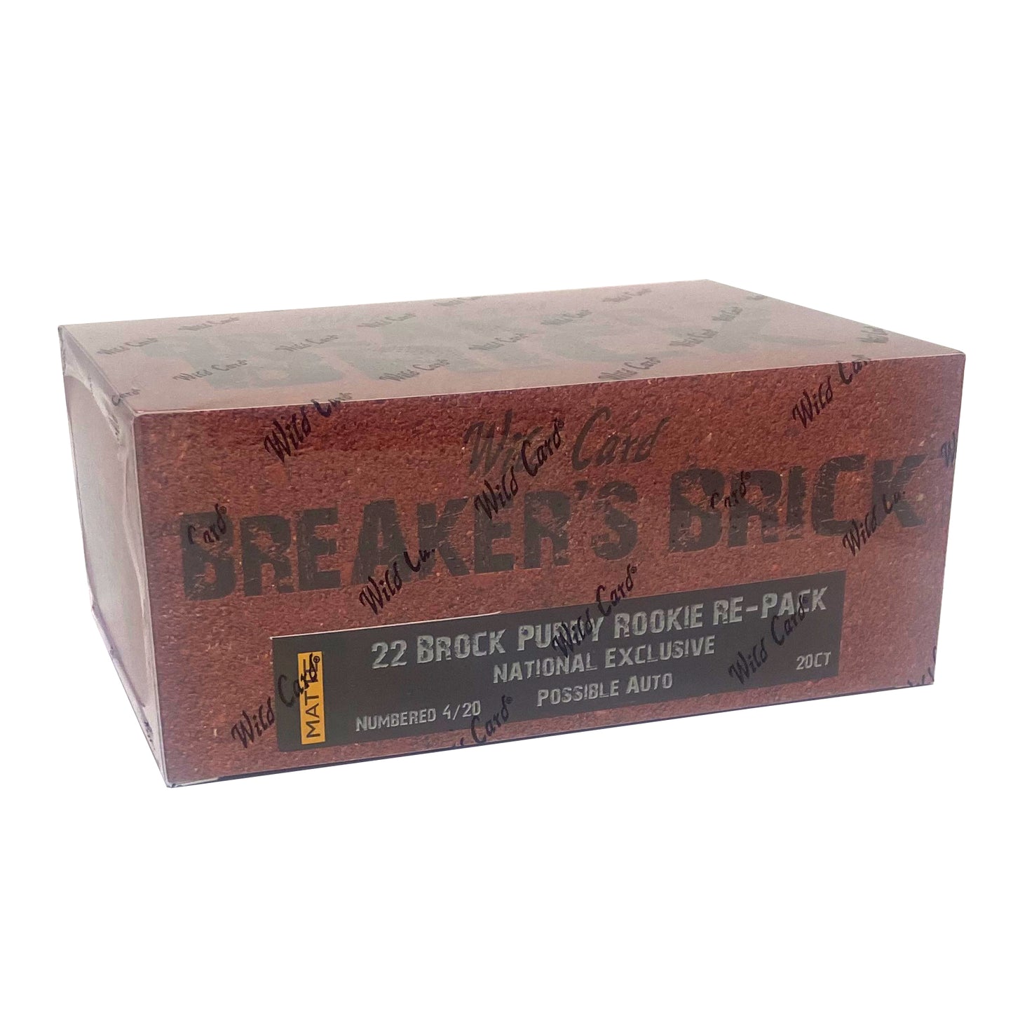 2024 Wild Card Matte Brock Purdy Rookie Repack Breakers Brick Box