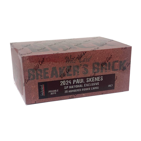 2024 Wild Card Auto Mania Paul Skenes Breakers Brick Box