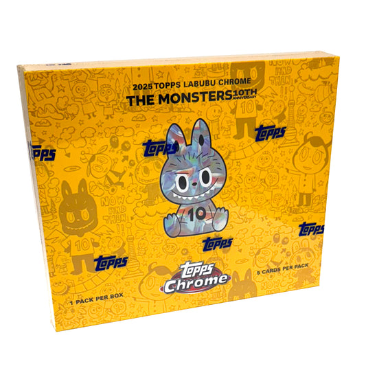 2025 Topps Chrome Labubu 10th Anniversary Hobby Box