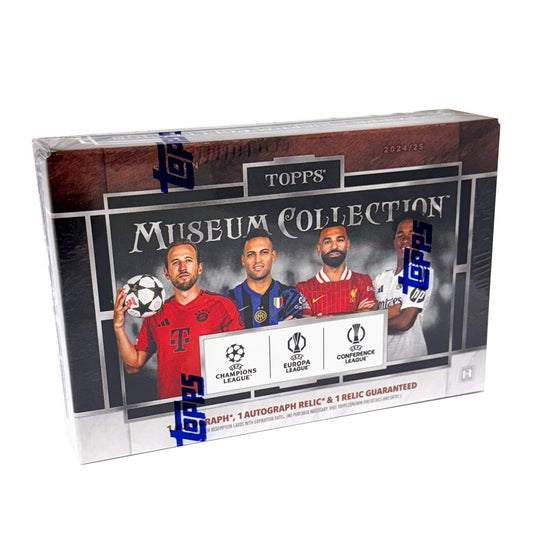 2024-25 Topps UEFA Club Competitions Museum Collection Soccer Hobby Box