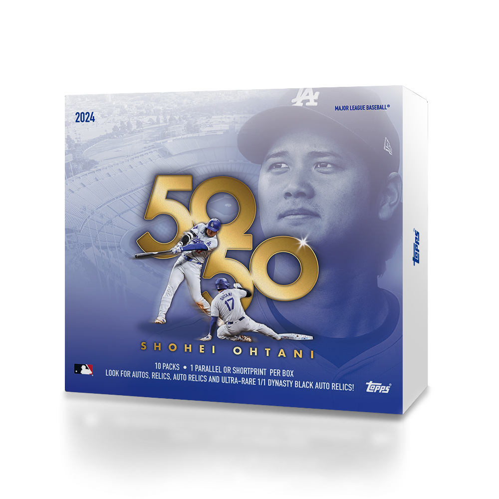 2024 Topps 50/50: Shohei Ohtani – 10-Pack Box (Pre-Order)