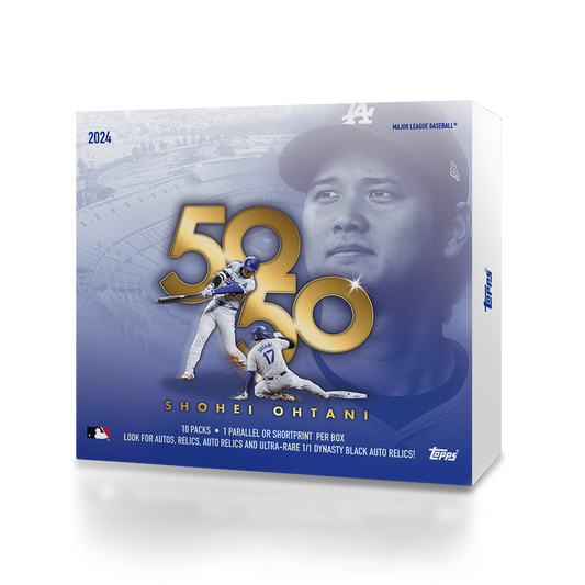 2024 Topps 50/50: Shohei Ohtani – 10-Pack Box (Pre-Order)