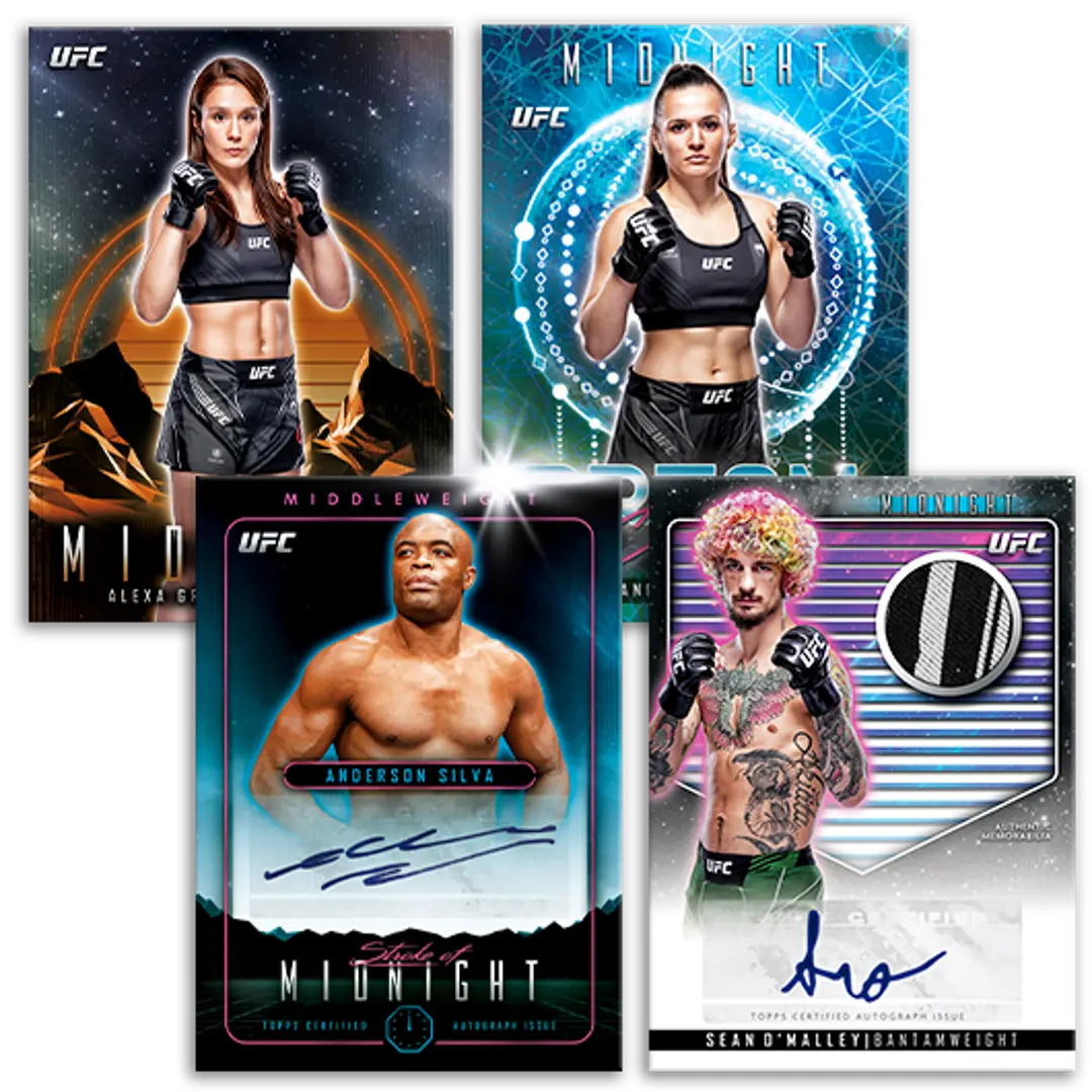 2024 Topps Midnight UFC Factory Sealed Hobby Box