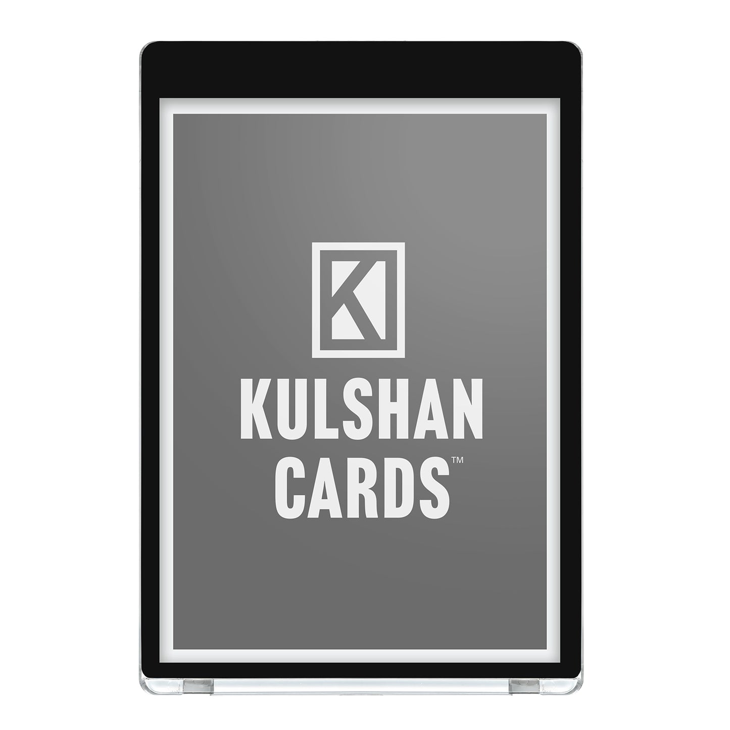 Black Border One Touch Magnetic Card Holder with Inner Sleeve for 35-55PT Cards - 5 Pack