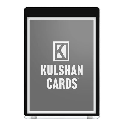 Black Border One Touch Magnetic Card Holder with Inner Sleeve for 35-55PT Cards - 5 Pack