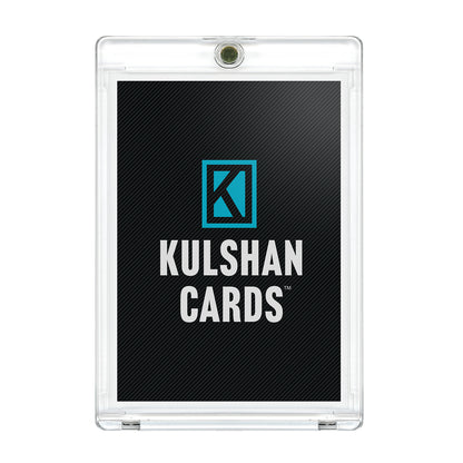 Ultra Clear One Touch Magnetic Card Holder with Inner Sleeve for 35-55PT Cards - 5 Pack