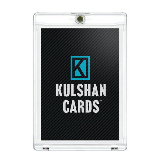 Ultra Clear One Touch Magnetic Card Holder with Inner Sleeve for 35-55PT Cards - 5 Pack