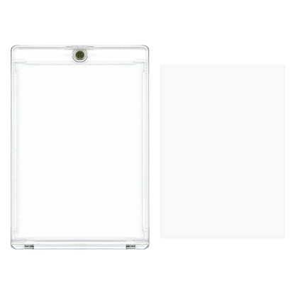 Ultra Clear One Touch Magnetic Card Holder with Inner Sleeve for 35-55PT Cards - 5 Pack