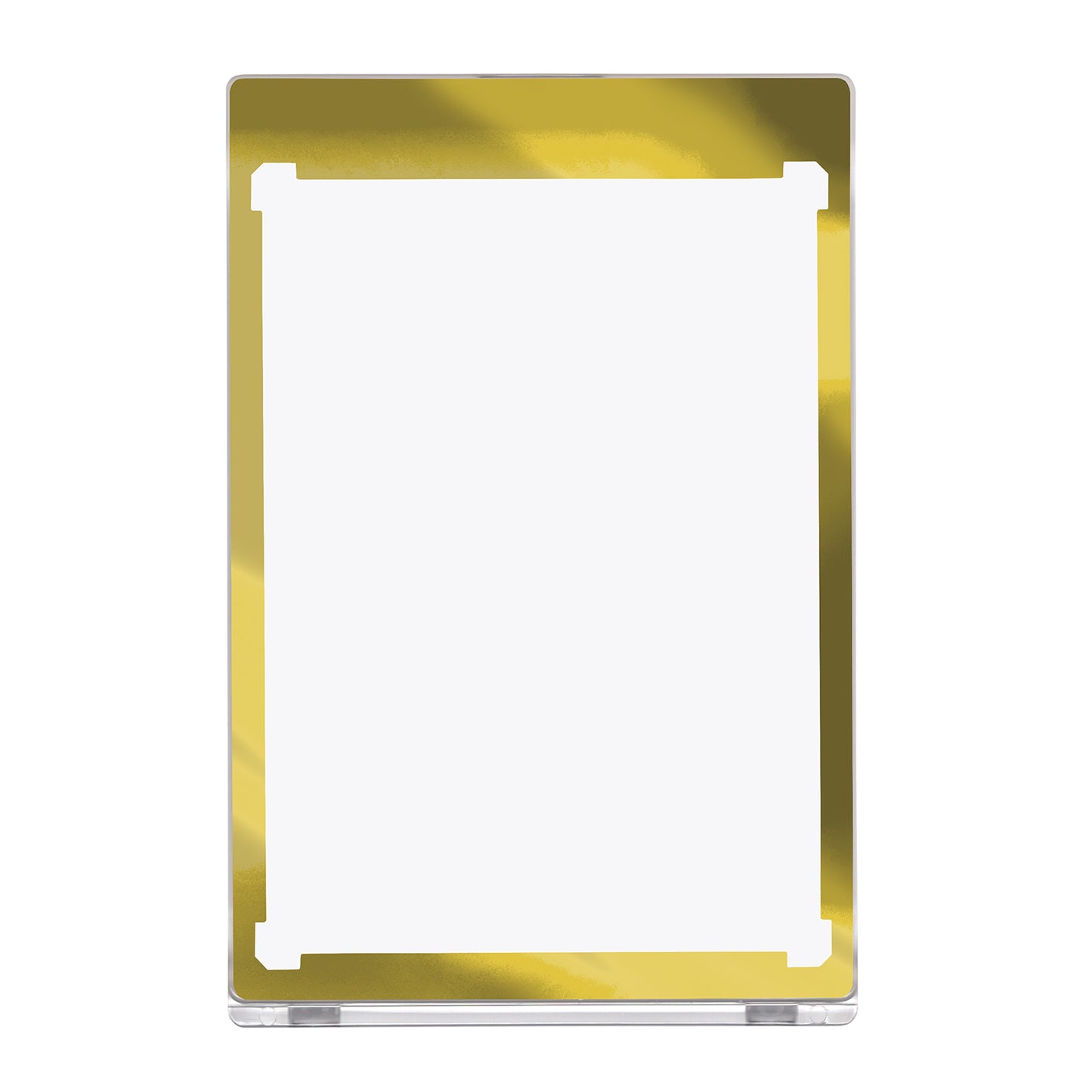 Gold Border One Touch Magnetic Holder with UV Protection for 35PT Cards - 5 Pack