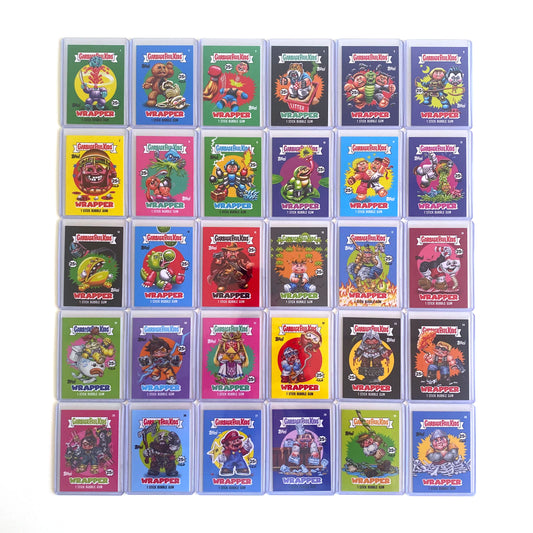 Garbage Pail Kids Game Over Complete Wrapper Set - Level 1-6 (30 cards)