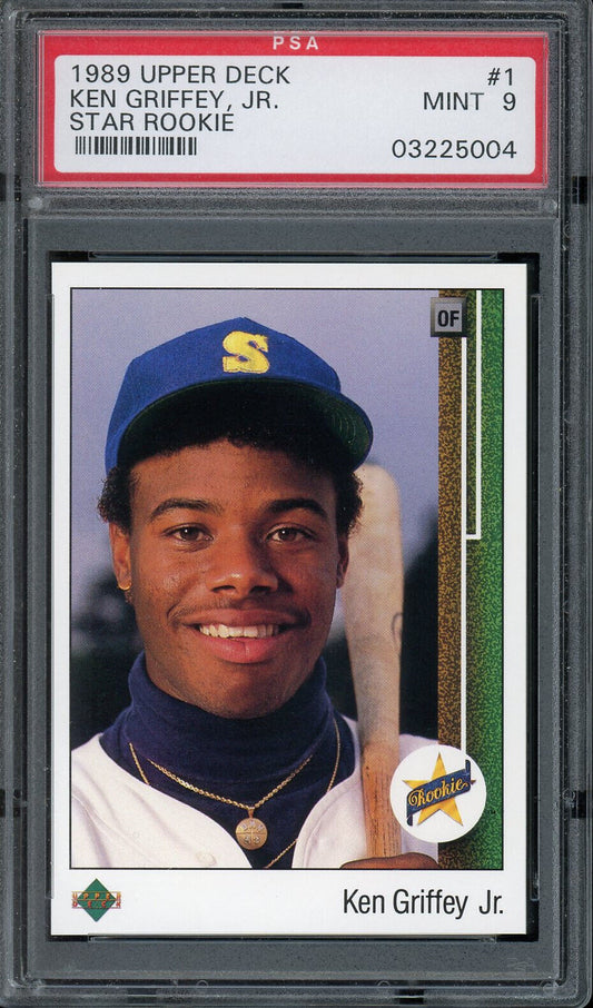 1989 Upper Deck #1 Ken Griffey Jr. Seattle Mariners PSA 9 MINT