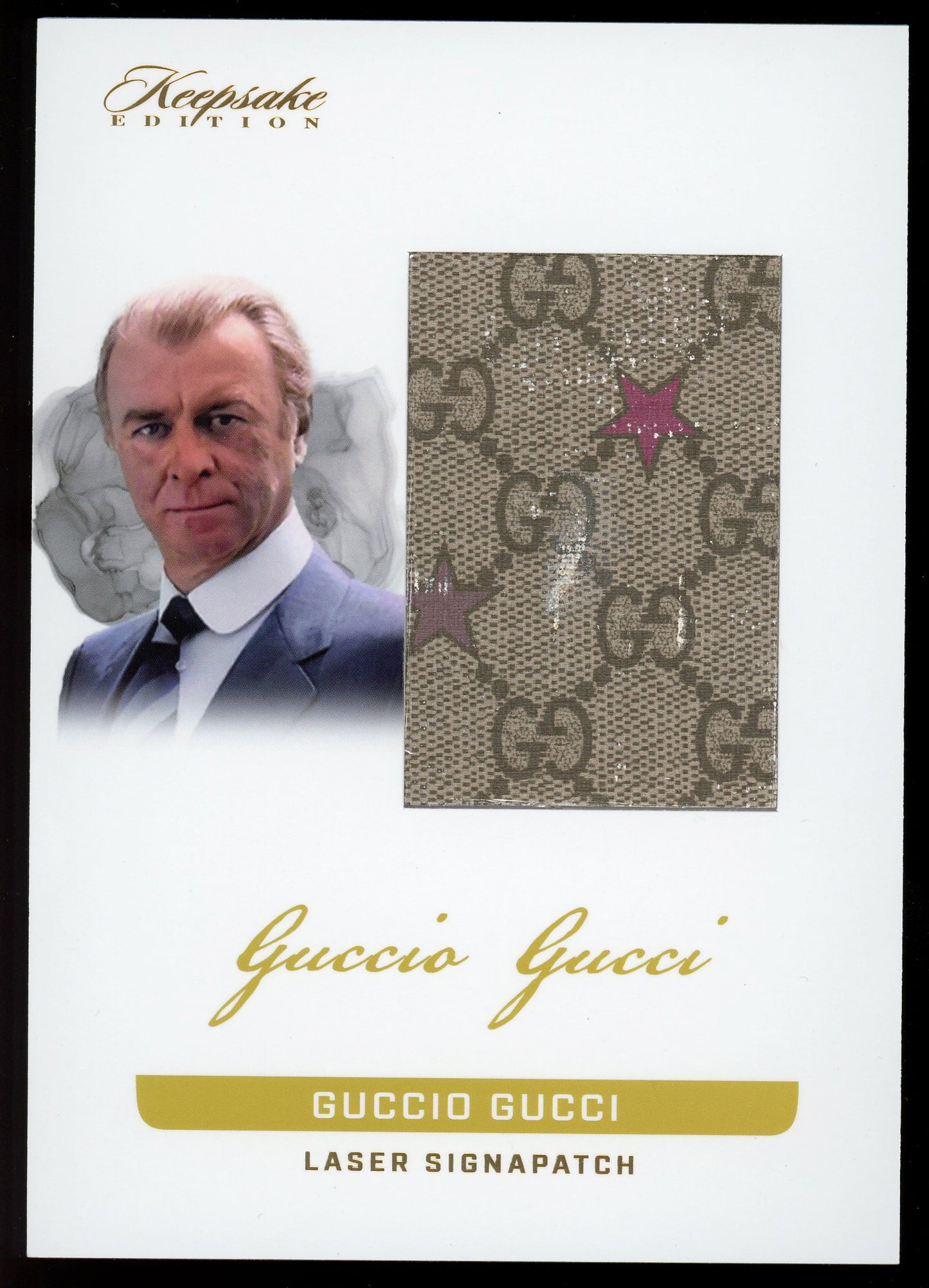 2023 Keepsake Edition Gucci Jumbo 5x7 Laser Signapatch 14/25