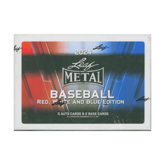 2024 Leaf Metal Baseball Red, White & Blue Edition Hobby Box