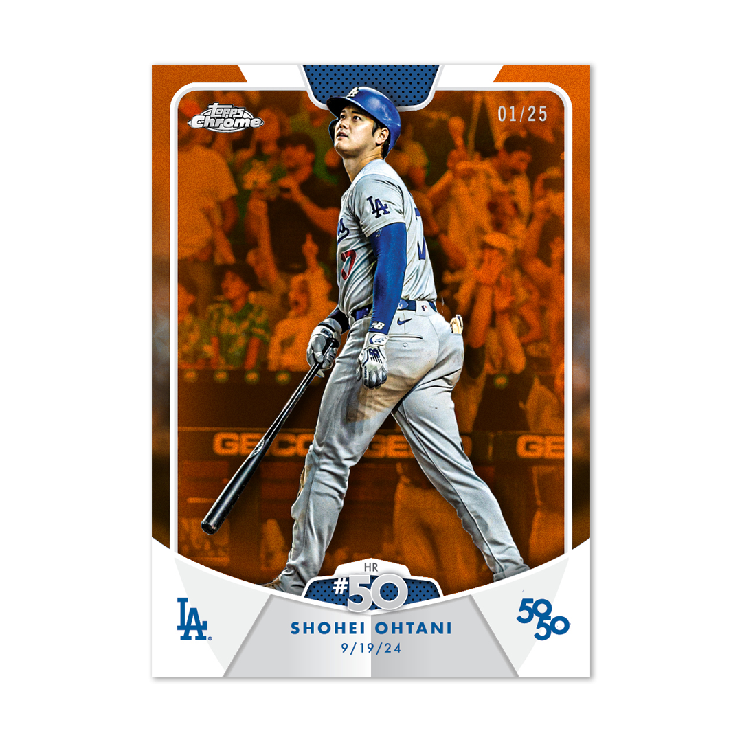 2024 Topps 50/50: Shohei Ohtani – 10-Pack Box (Pre-Order)