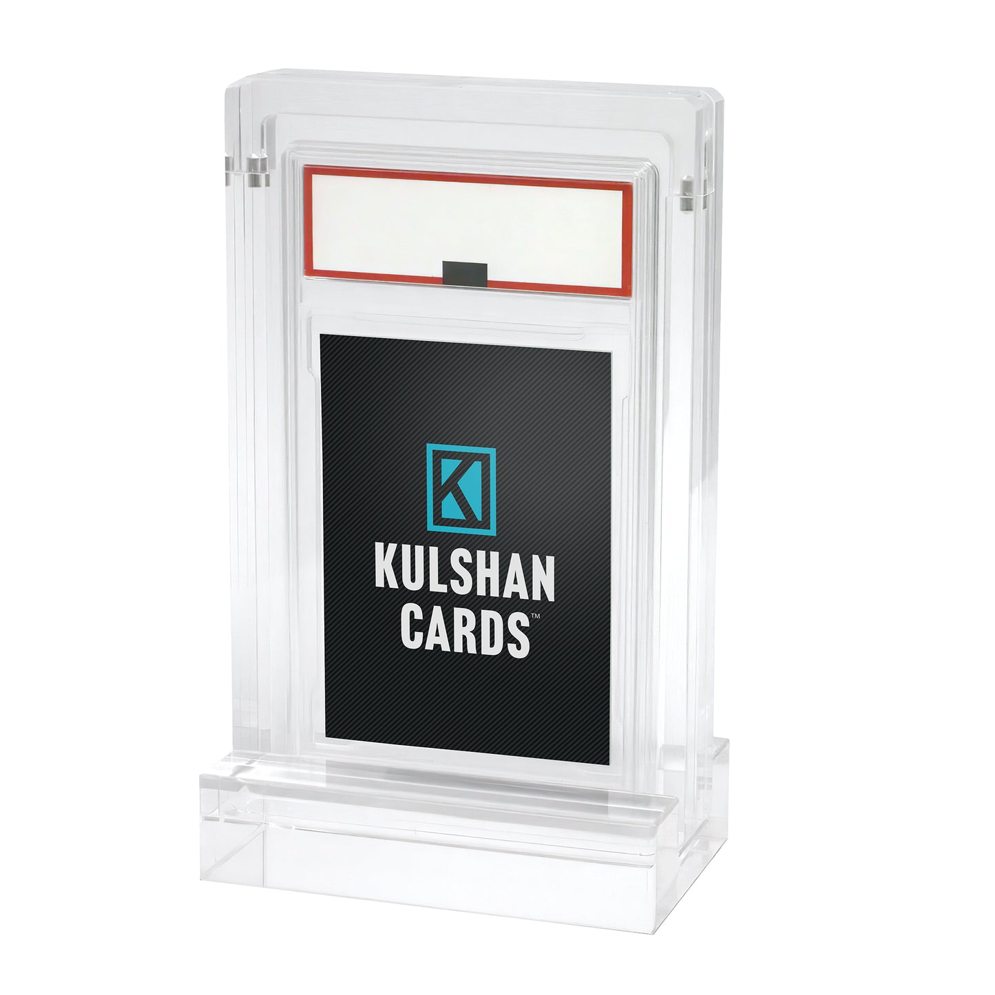 Premium PSA Graded Card Acrylic Display Case with Stand - 1 Card