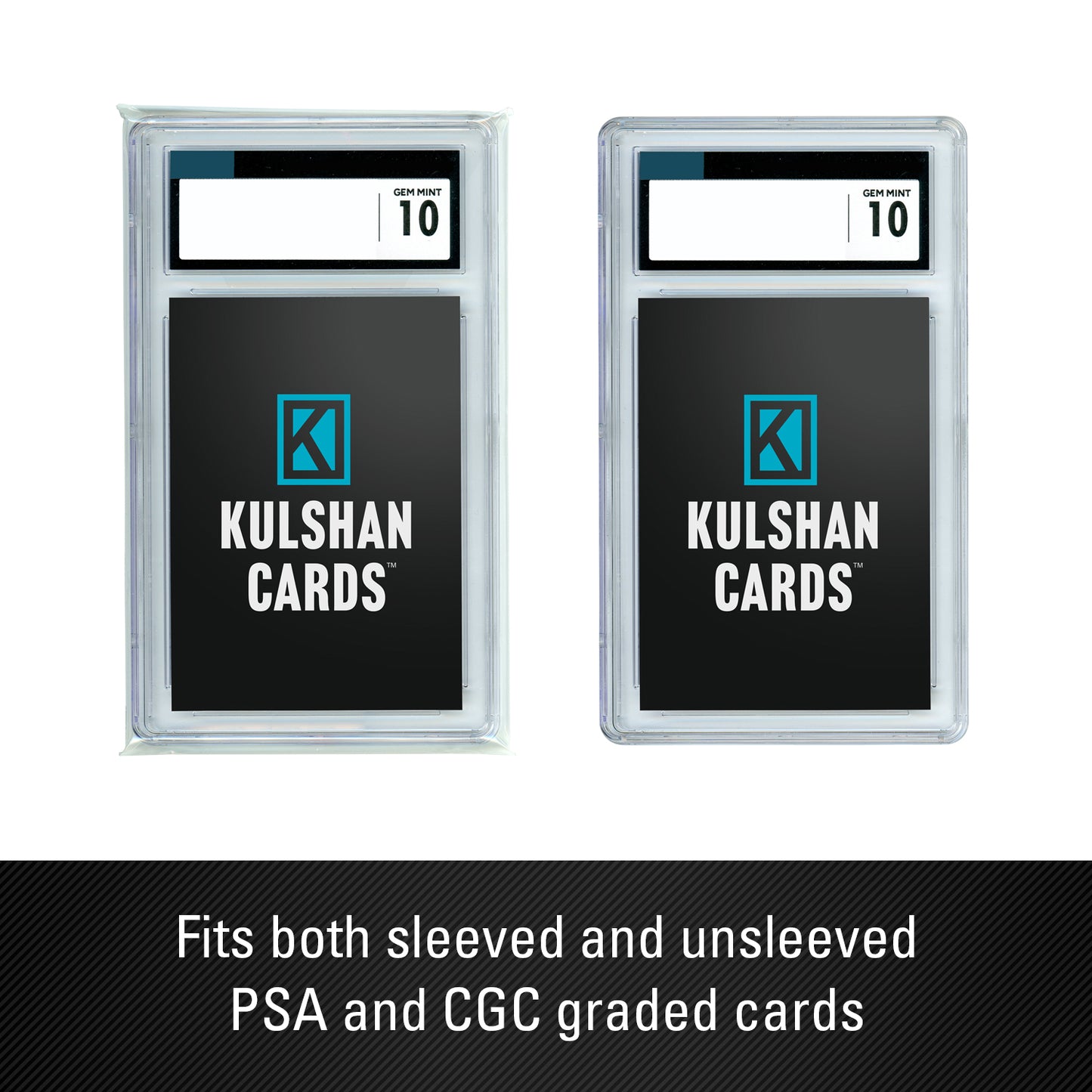 Premium PSA/CGC Graded Card Acrylic Display Case with Stand