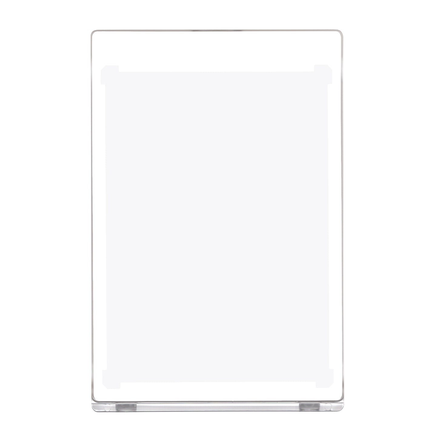 White Border One Touch Magnetic Holder with UV Protection for 35PT Cards - 5 Pack