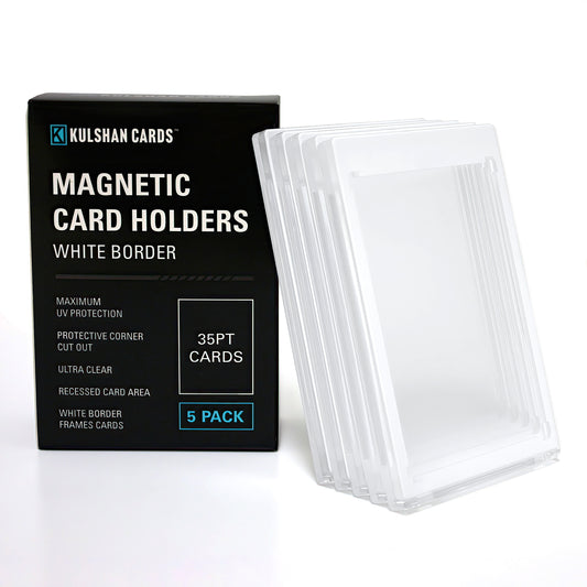 Kulshan Cards magnetic card holders with packaging on a white background