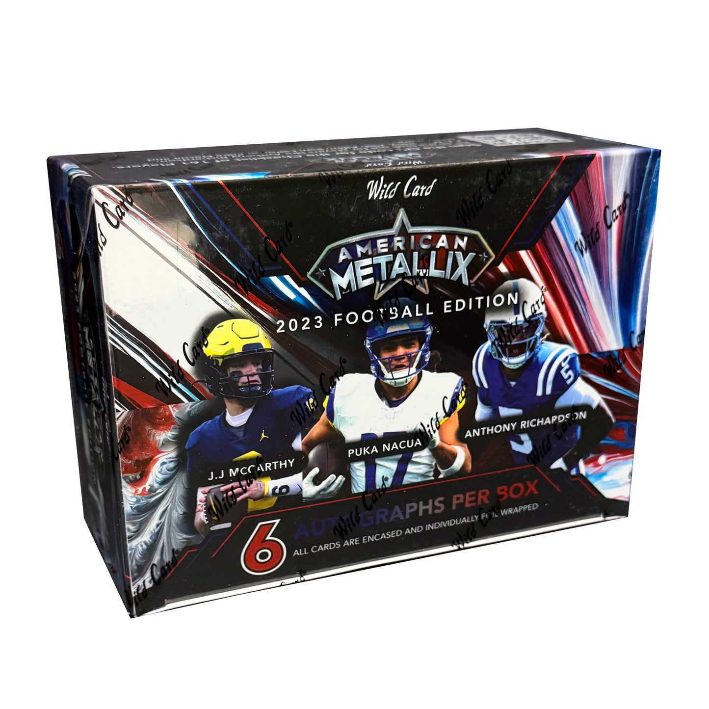 2023 Wild Card American Metallix Football Factory Sealed Hobby Box