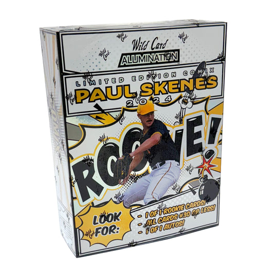 2024 Wild Card Alumination Paul Skenes Limited Edition Comix Baseball Box