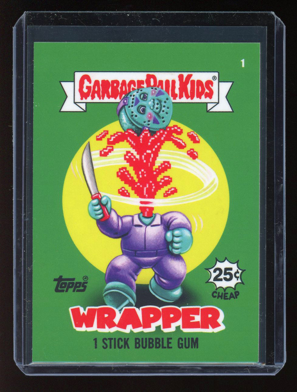 2024 Topps Garbage Pail Kids Game Over Level 1 Wrapper Card #1