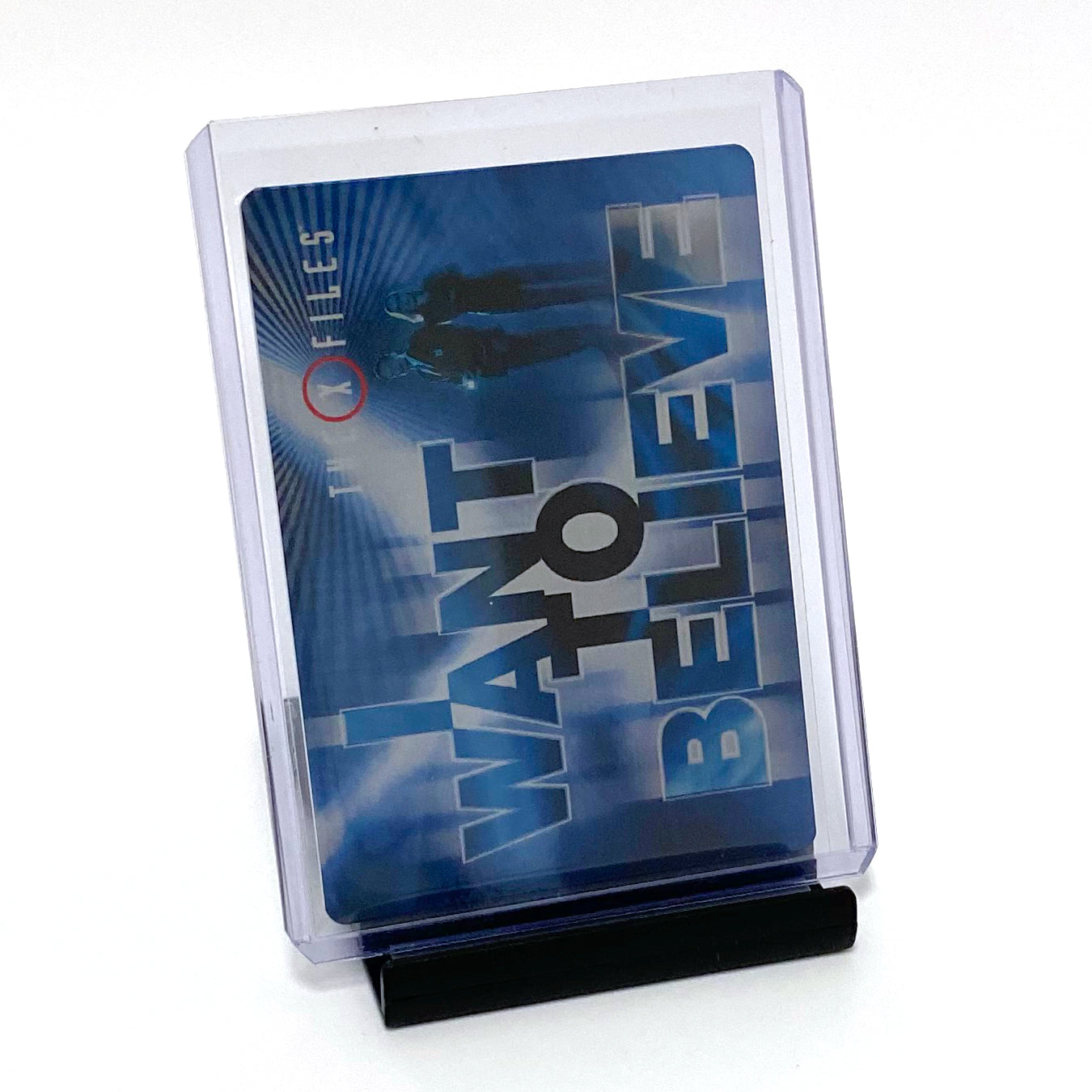 X-Files Seasons 10 & 11 CASE TOPPER CARD CT2 "I Want To Believe" Metal Card