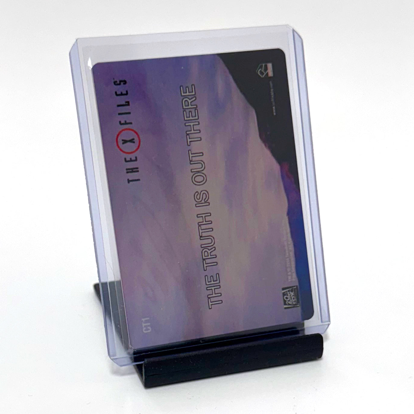 X-Files Seasons 10 & 11 CASE TOPPER CARD CT1 "The Truth is Out There" Metal Card